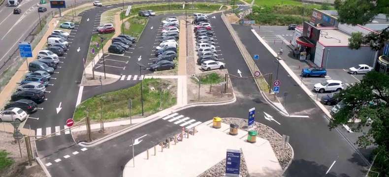 A63 : le parking de covoiturage de Bénesse-Maremme a été inauguré 