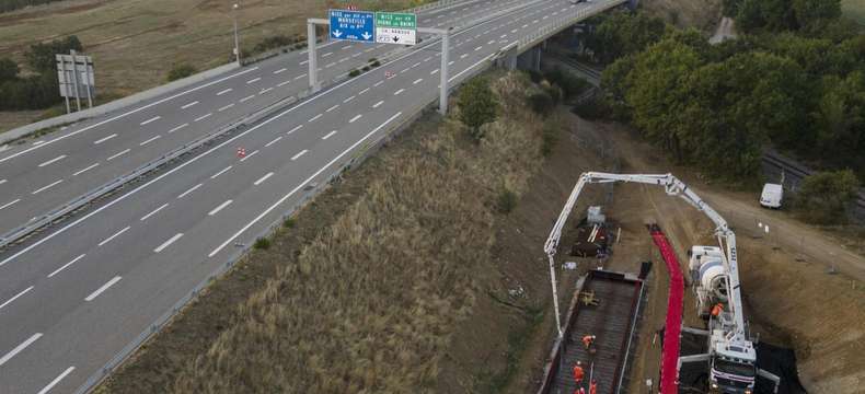 Autoroute A51 : construction de nouveaux bassins d’assainissement