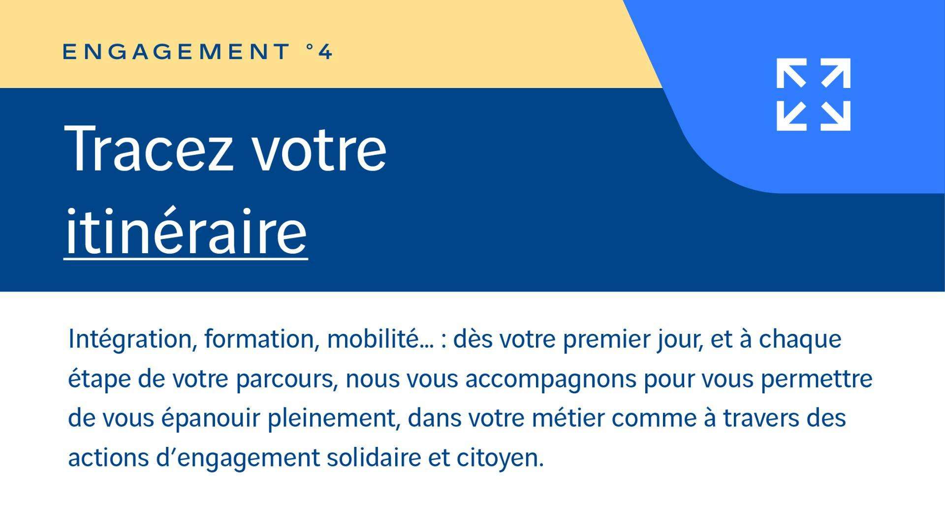 Engagement n°4 : Tracez votre itinéraire