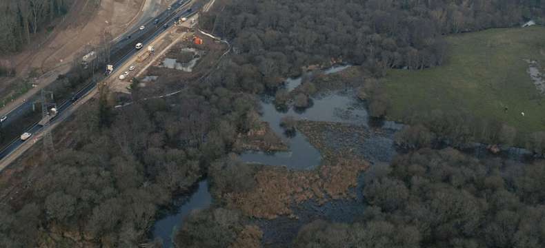 Aménagement de la porte de Gesvres (A11) :  protéger les zones humides