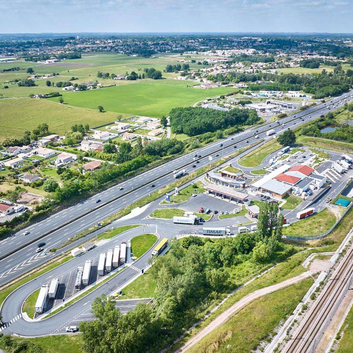 L’aire de Meillac se réinvente au nord de Bordeaux, sur l’A10