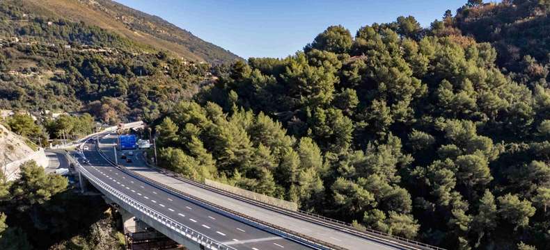 Autoroute A8 : la nouvelle bretelle d’insertion inaugurée à Menton 