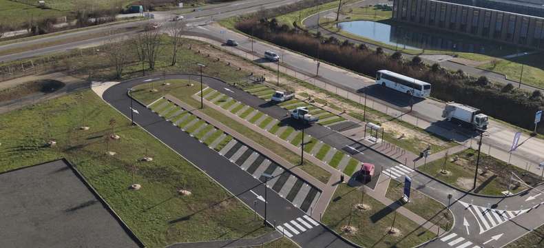 Une nouvelle aire de covoiturage disponible sur l’A10 au nord de Bordeaux