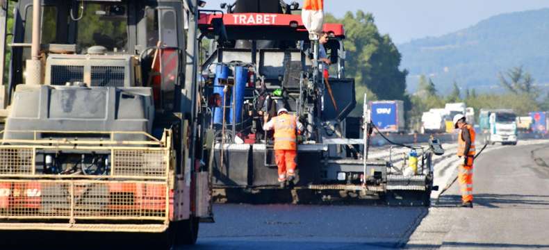 Autoroute A7 : des travaux de rénovation de chaussées en vallée du Rhône