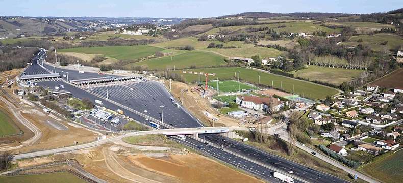 Demi-changeur de Vienne sur l’A7 : le chantier entre dans une nouvelle phase 