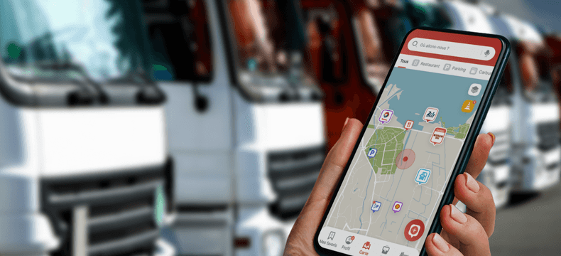 L’info trafic en temps réel disponible  sur Truckfly